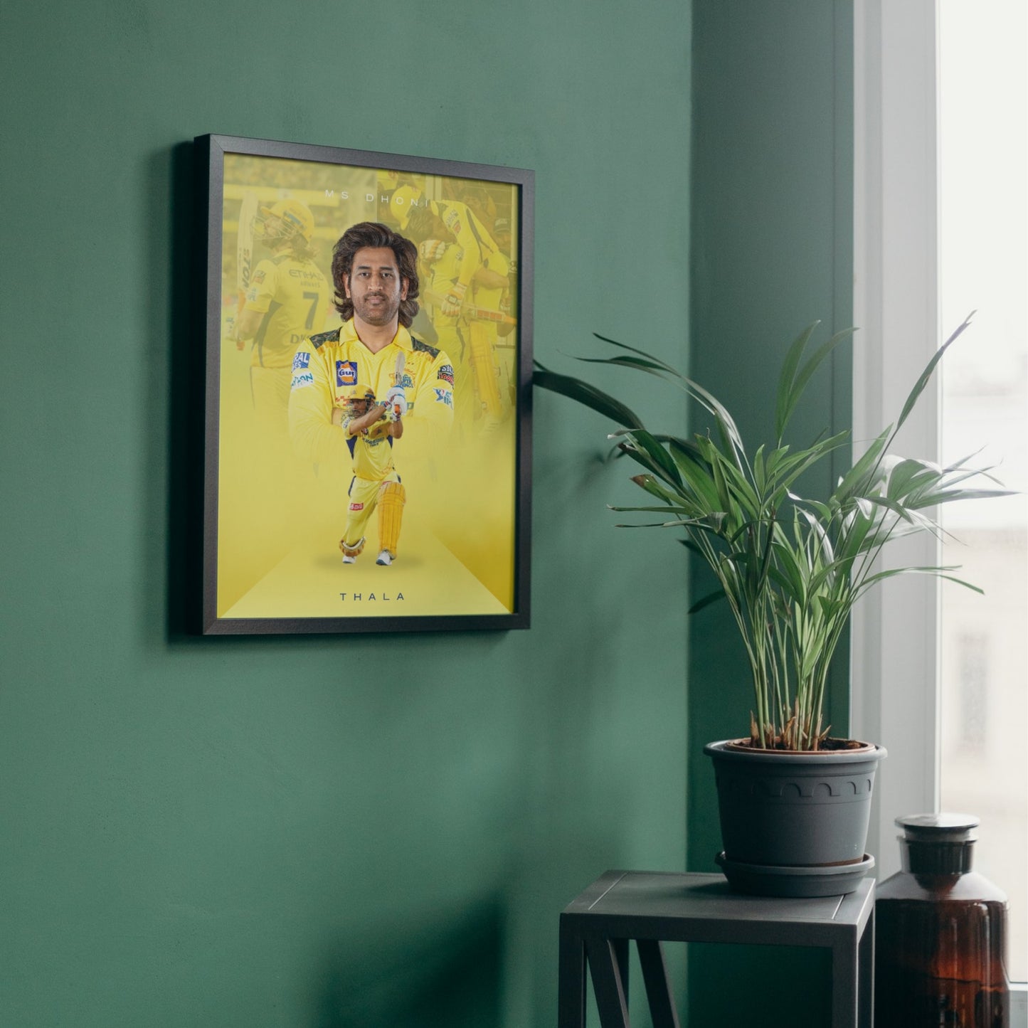 MS Dhoni Thala CSK Poster MSD CSK Poster Thala Dhoni Fan Gift Poster