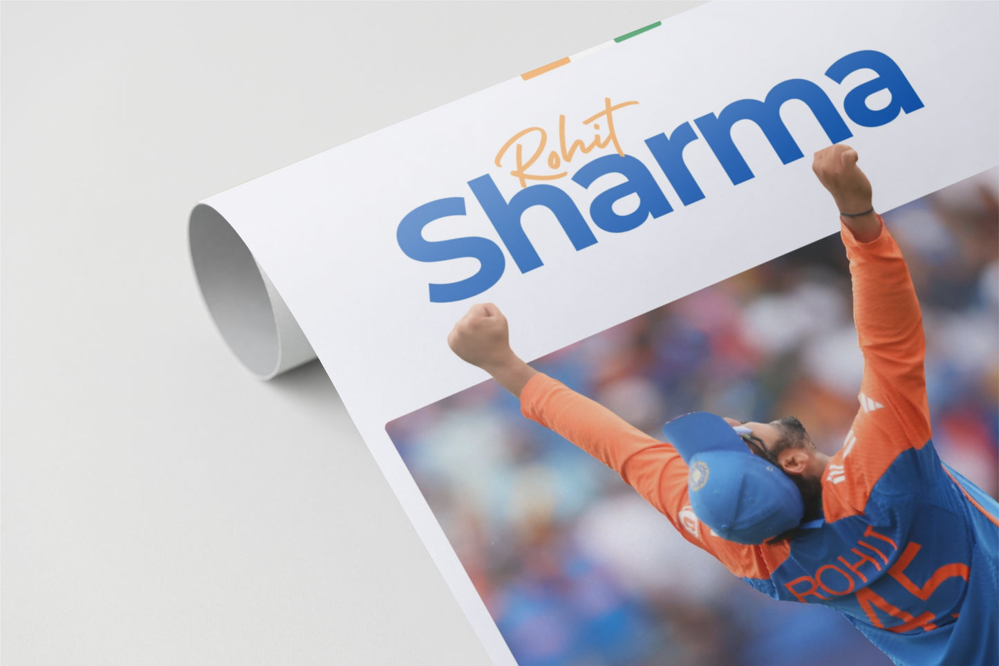 Rohit Sharma Poster Rohit Sharma Hitman World Cup 2024 Framed Poster Rohit Sharma World Cup Metal Poster