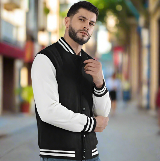 Classic Varsity Jacket Timeless Style & Ultimate Comfort Varsity Jacket