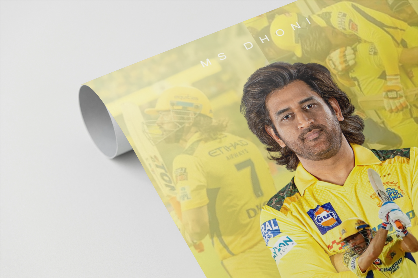 MS Dhoni Thala CSK Poster MSD CSK Poster Thala Dhoni Fan Gift Poster